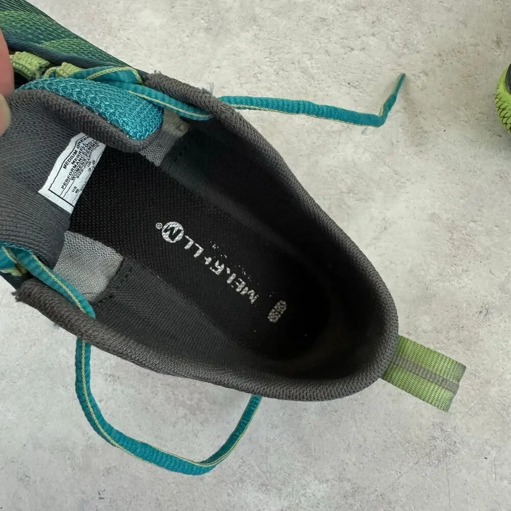 Merrell Vapor Glove 2 Women’s 6 Barefoot Minimalist Running Shoes Green Vibram